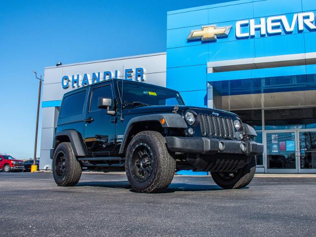 Used 2016 Jeep Wrangler Sport S with VIN 1C4GJWAG4GL273252 for sale in Madison, IN