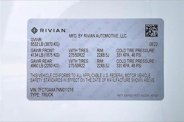 2022 Rivian R1T Vehicle Photo in INDEPENDENCE, MO 64055-1314