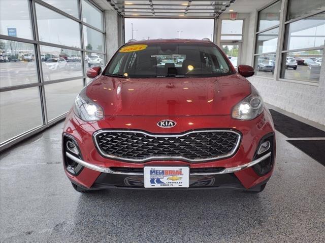 Used 2021 Kia Sportage EX with VIN KNDPNCAC0M7888109 for sale in Somerset, PA