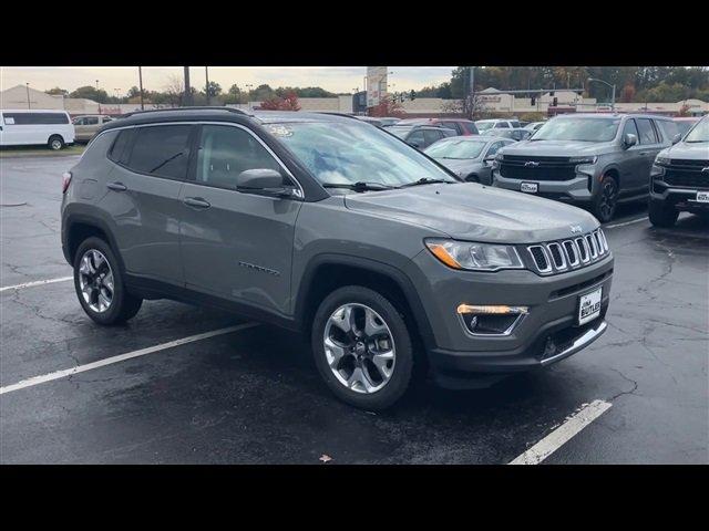 Used 2021 Jeep Compass Limited with VIN 3C4NJDCB9MT539975 for sale in Fenton, MO