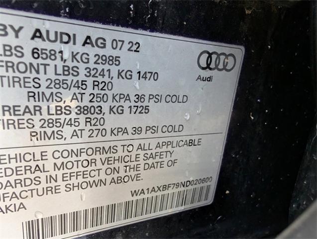 2022 Audi Q7 Vehicle Photo in AURORA, CO 80012-4011