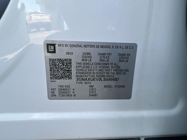 2020 Chevrolet Equinox Vehicle Photo in BOSTON, NY 14025-9684