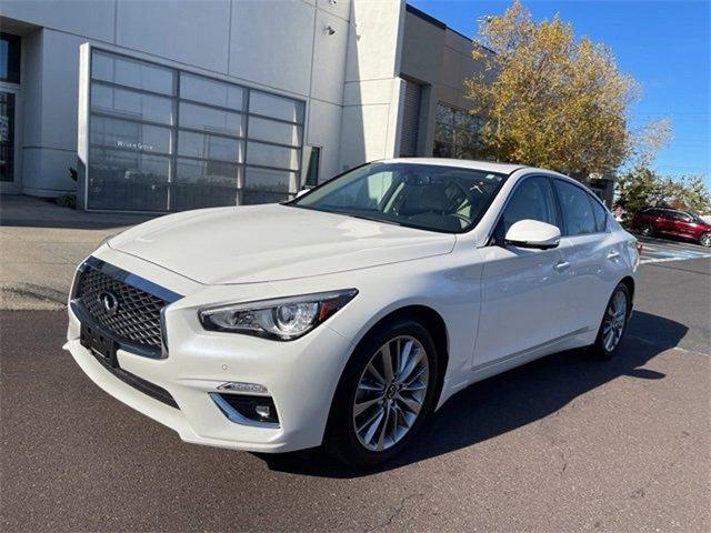 Certified 2022 INFINITI Q50 LUXE with VIN JN1EV7BR6NM340610 for sale in Willow Grove, PA