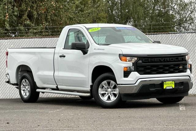 Used 2023 Chevrolet Silverado 1500 Work Truck with VIN 3GCNAAED8PG342774 for sale in Lebanon, OR