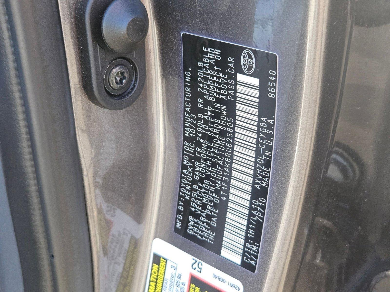 2024 Toyota Camry Vehicle Photo in PEORIA, AZ 85382-3715