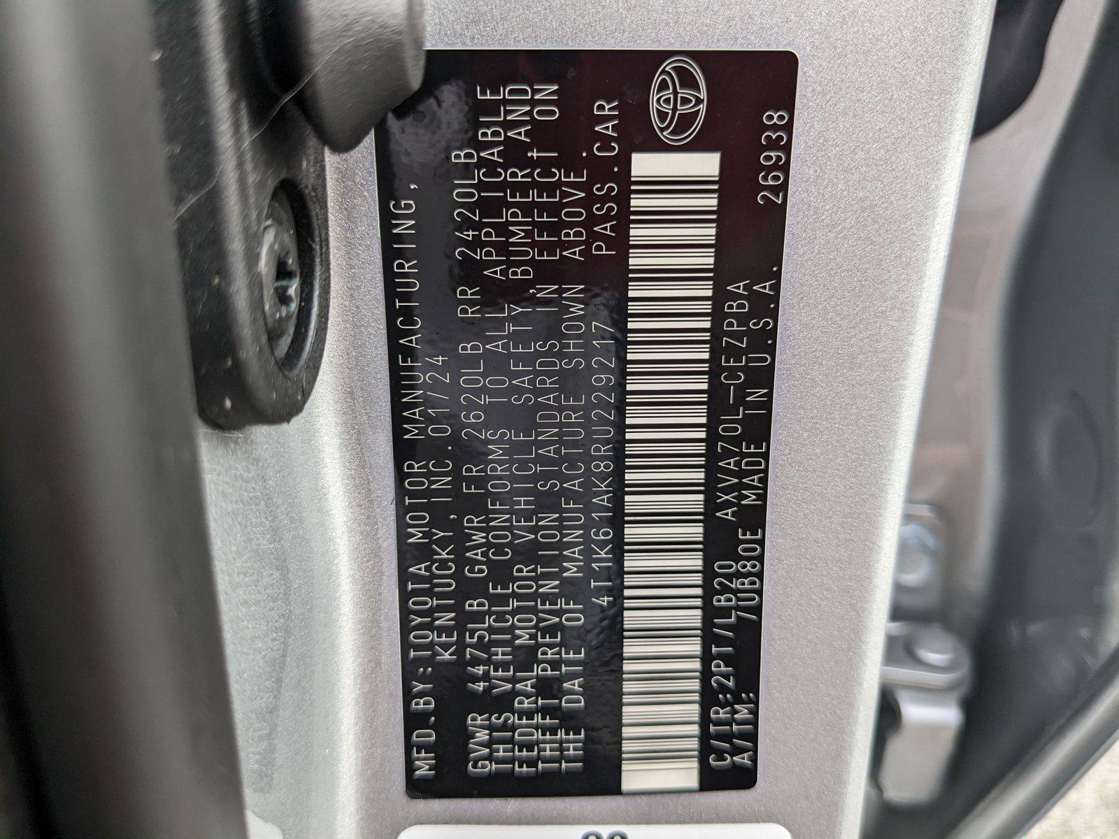 2024 Toyota Camry Vehicle Photo in Davie, FL 33331