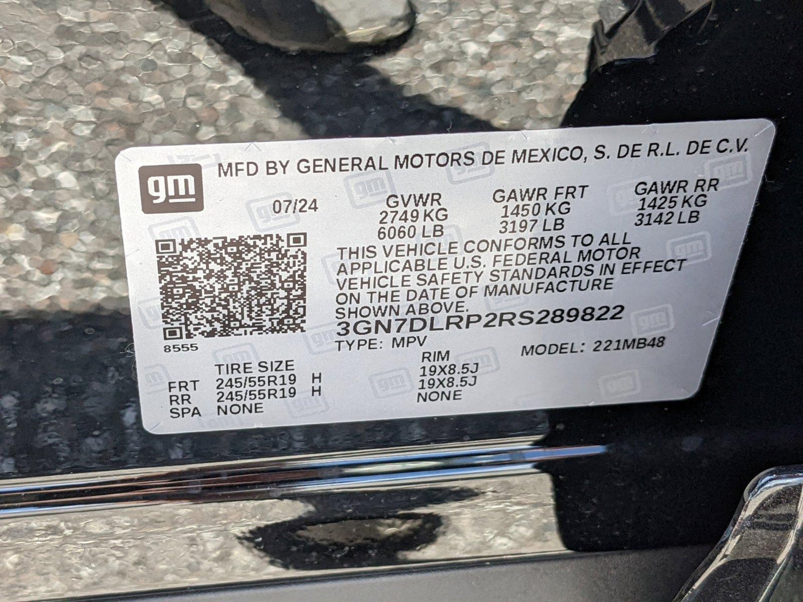 2024 Chevrolet Equinox EV Vehicle Photo in ORLANDO, FL 32808-7998