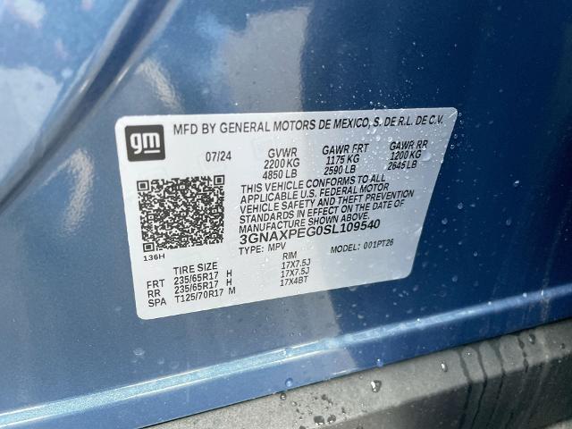 2025 Chevrolet Equinox Vehicle Photo in THOMPSONTOWN, PA 17094-9014