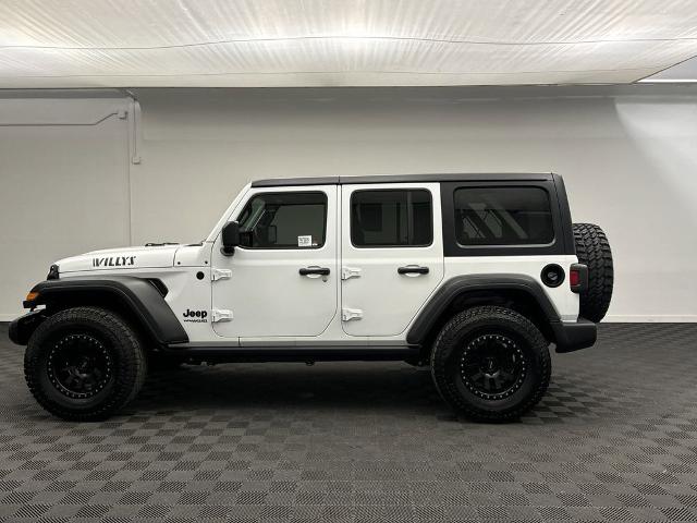 Used 2021 Jeep Wrangler Unlimited Willys with VIN 1C4HJXDG7MW728241 for sale in Kellogg, ID