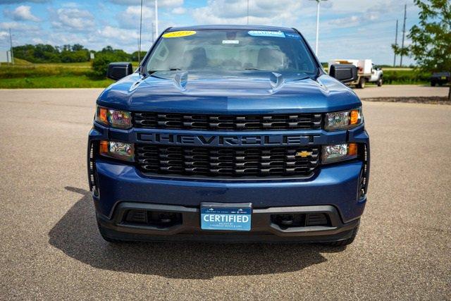 Certified 2019 Chevrolet Silverado 1500 Custom with VIN 1GCRYBEH5KZ340687 for sale in Willmar, Minnesota