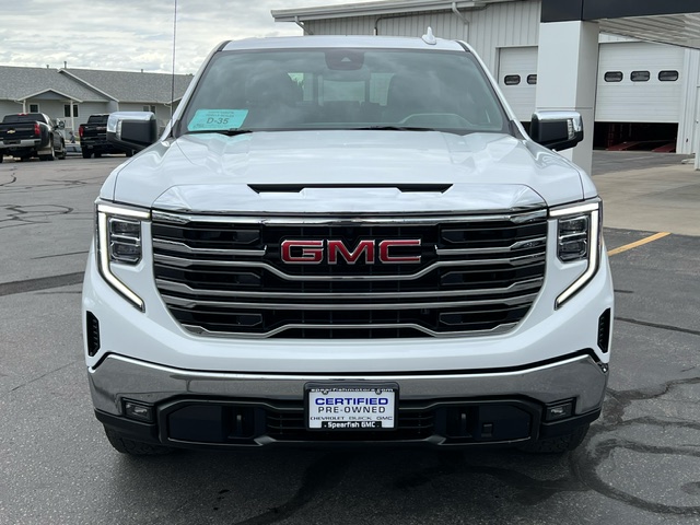 Certified 2023 GMC Sierra 1500 SLT with VIN 1GTUUDE82PZ237221 for sale in Spearfish, SD