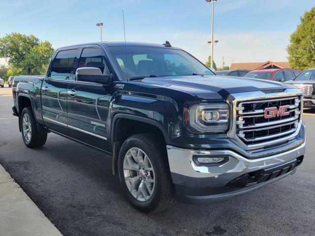 Used 2018 GMC Sierra 1500 SLT with VIN 3GTU2NEC1JG482681 for sale in Coldwater, MI