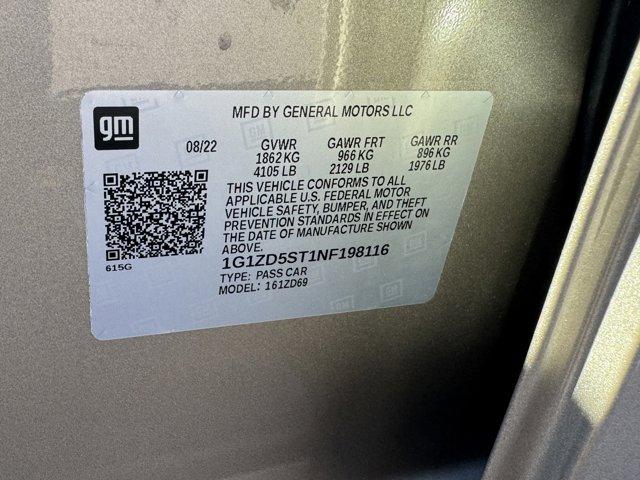 2022 Chevrolet Malibu Vehicle Photo in LEOMINSTER, MA 01453-2952