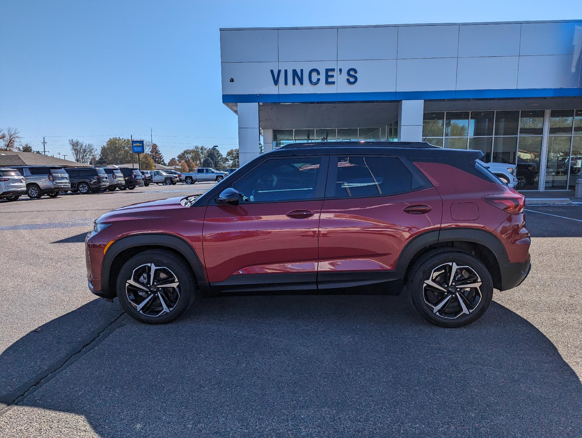 Used 2021 Chevrolet Trailblazer RS with VIN KL79MTSL4MB060973 for sale in Burlington, CO