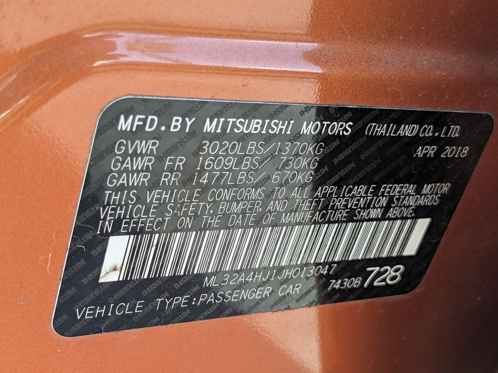 2018 Mitsubishi Mirage Vehicle Photo in MIAMI, FL 33172-3015