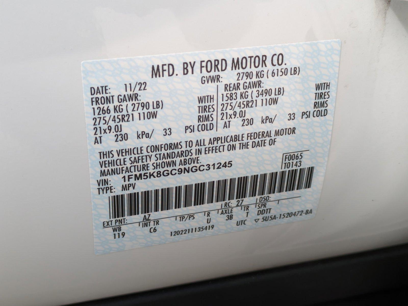 2022 Ford Explorer Vehicle Photo in Rockville, MD 20852