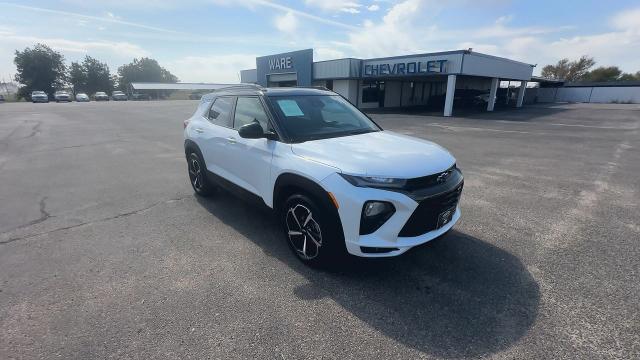 Used 2023 Chevrolet TrailBlazer RS with VIN KL79MTSL2PB119989 for sale in Wheeler, TX