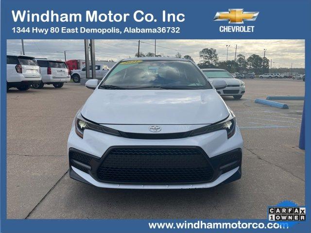 Used 2021 Toyota Corolla SE with VIN 5YFS4MCEXMP063923 for sale in Demopolis, AL