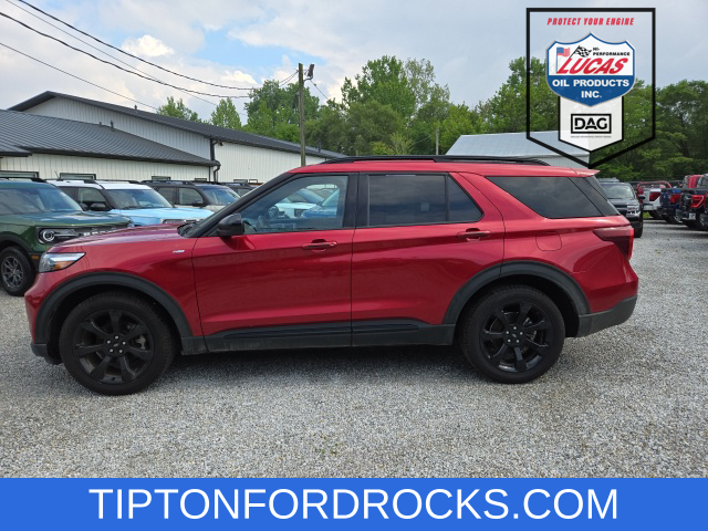 Used 2022 Ford Explorer ST-LINE with VIN 1FMSK8KH4NGA05118 for sale in Tipton, IN