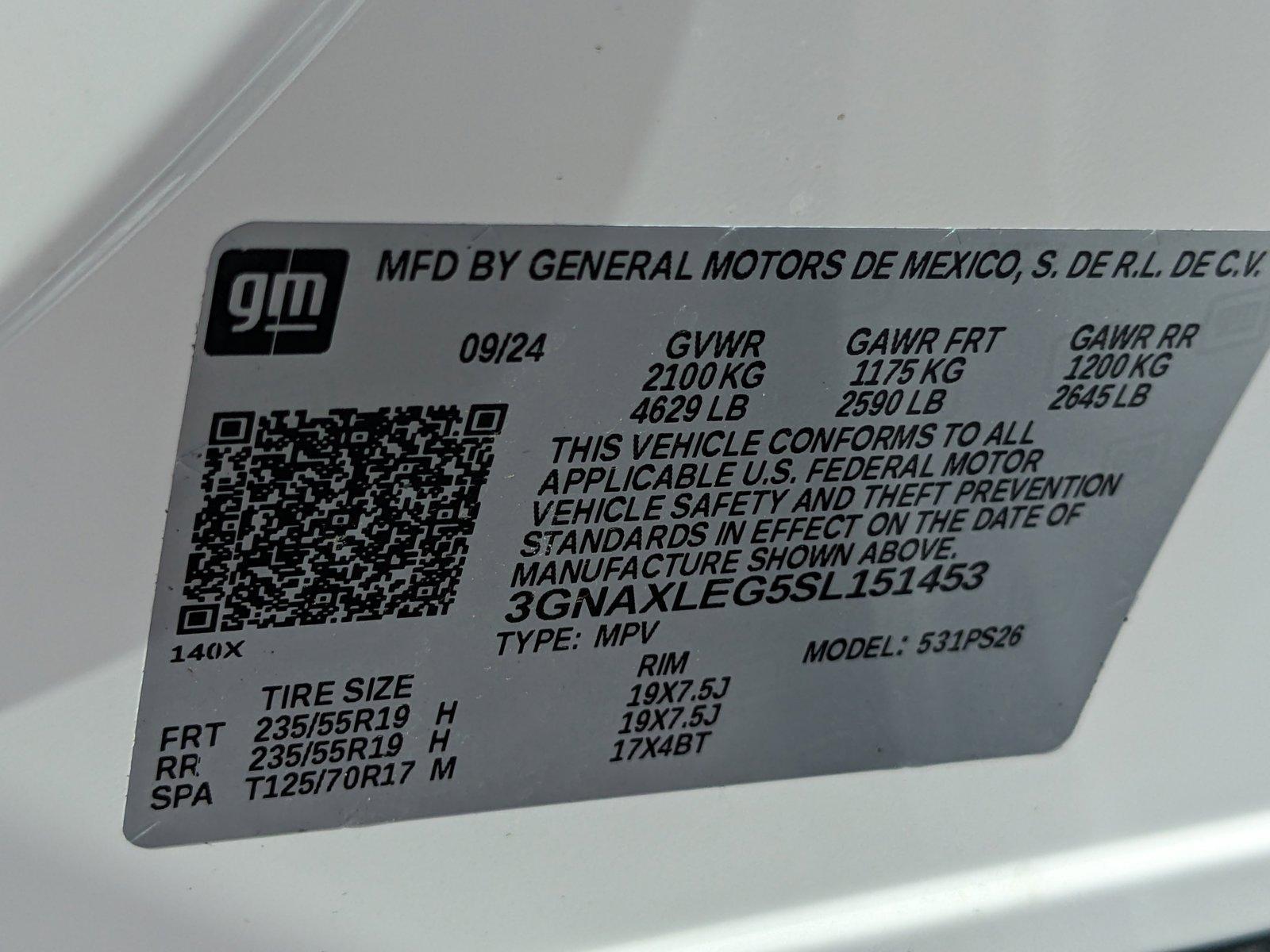 2025 Chevrolet Equinox Vehicle Photo in MIAMI, FL 33172-3015