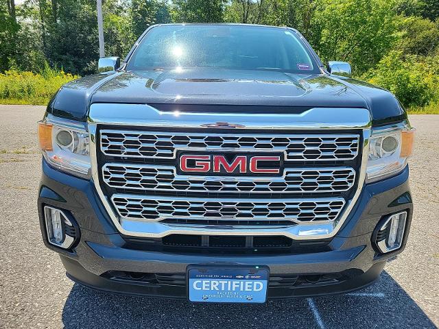 Certified 2021 GMC Canyon Denali with VIN 1GTG6EEN0M1272918 for sale in Westbrook, ME