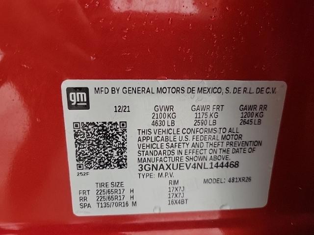 2022 Chevrolet Equinox Vehicle Photo in APPLETON, WI 54914-4656