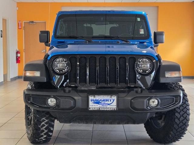 Used 2022 Jeep Wrangler Willys with VIN 1C4GJXAN1NW160715 for sale in Glen Ellyn, IL