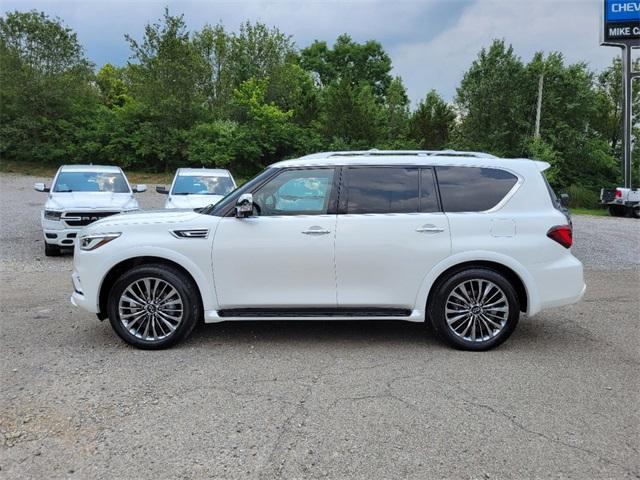 Used 2021 INFINITI QX80 Sensory 4WD with VIN JN8AZ2BE2M9272957 for sale in Milford, OH