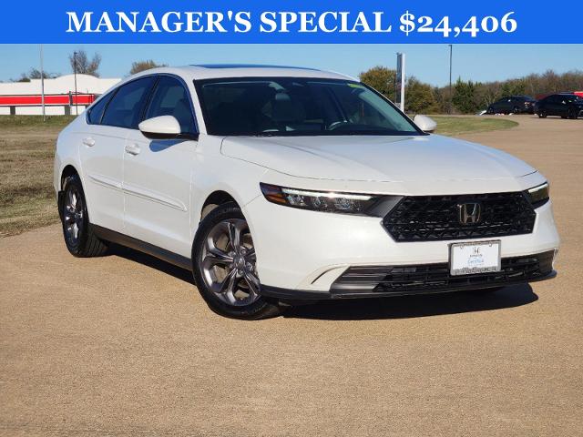 2023 Honda Accord Sedan Vehicle Photo in Denison, TX 75020