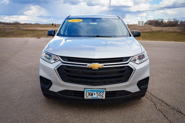 Used 2020 Chevrolet Traverse LS with VIN 1GNEVFKW8LJ224571 for sale in Willmar, Minnesota