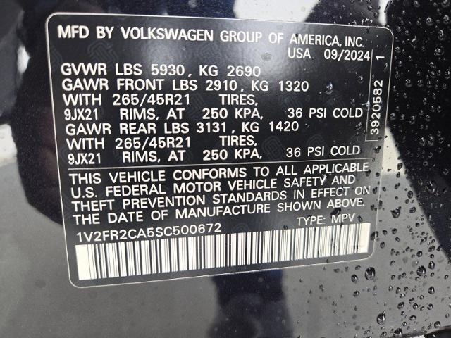 2025 Volkswagen Atlas Vehicle Photo in WEATHERFORD, TX 76087