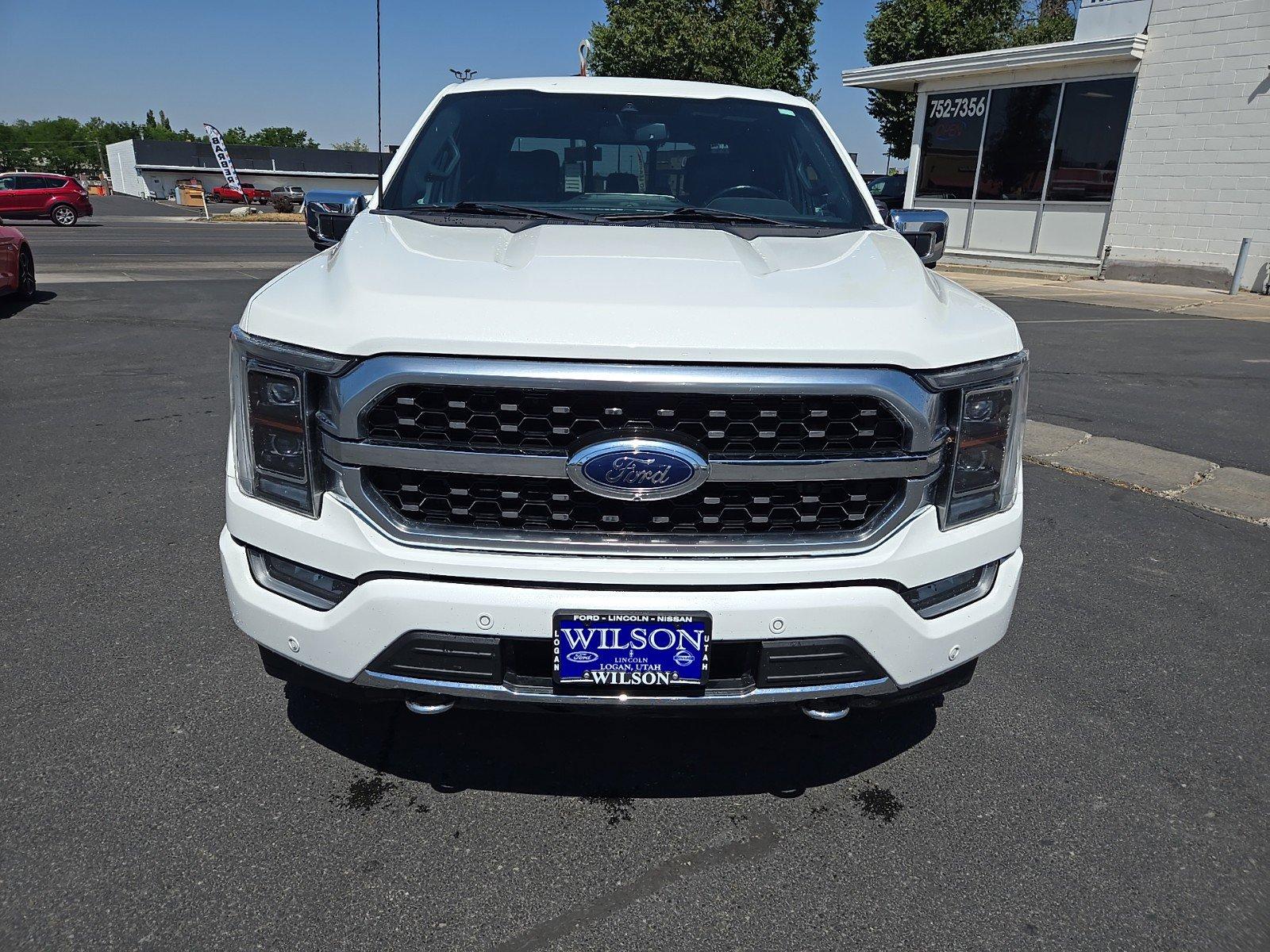 Used 2022 Ford F-150 Platinum with VIN 1FTFW1E89NFA49179 for sale in Logan, UT