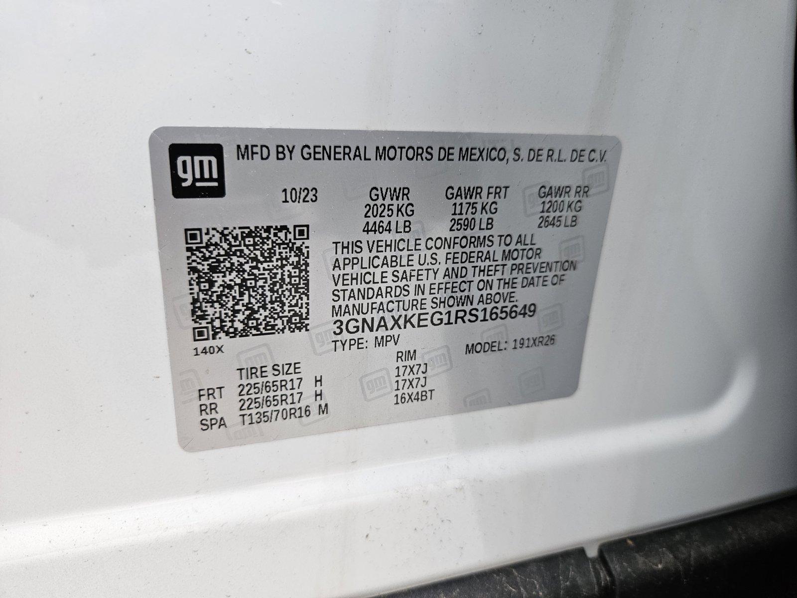 2024 Chevrolet Equinox Vehicle Photo in WACO, TX 76710-2592