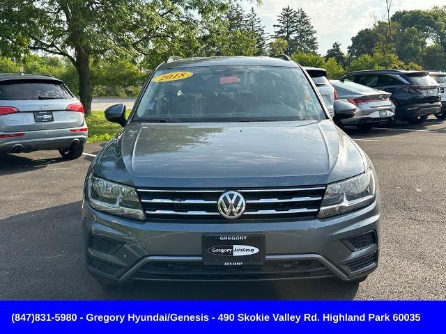 Used 2018 Volkswagen Tiguan SE with VIN 3VV3B7AX2JM092417 for sale in Highland Park, IL