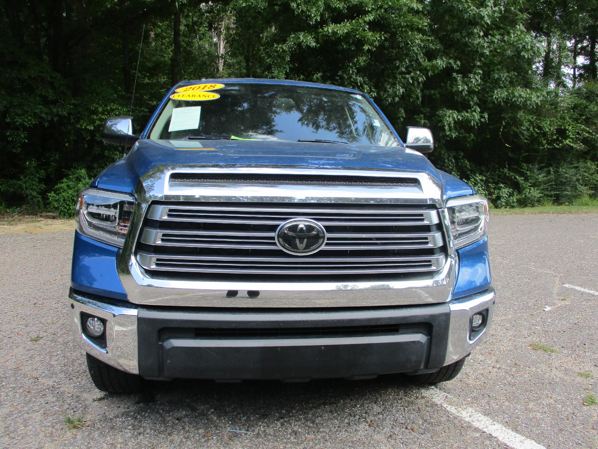 Used 2018 Toyota Tundra Limited with VIN 5TFBY5F10JX727775 for sale in Eufaula, AL