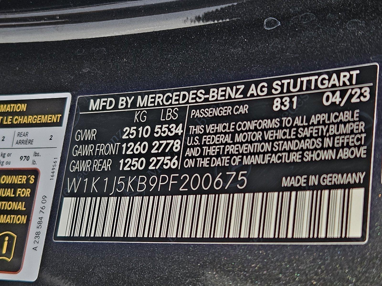 2023 Mercedes-Benz E-Class Vehicle Photo in Fort Lauderdale, FL 33316