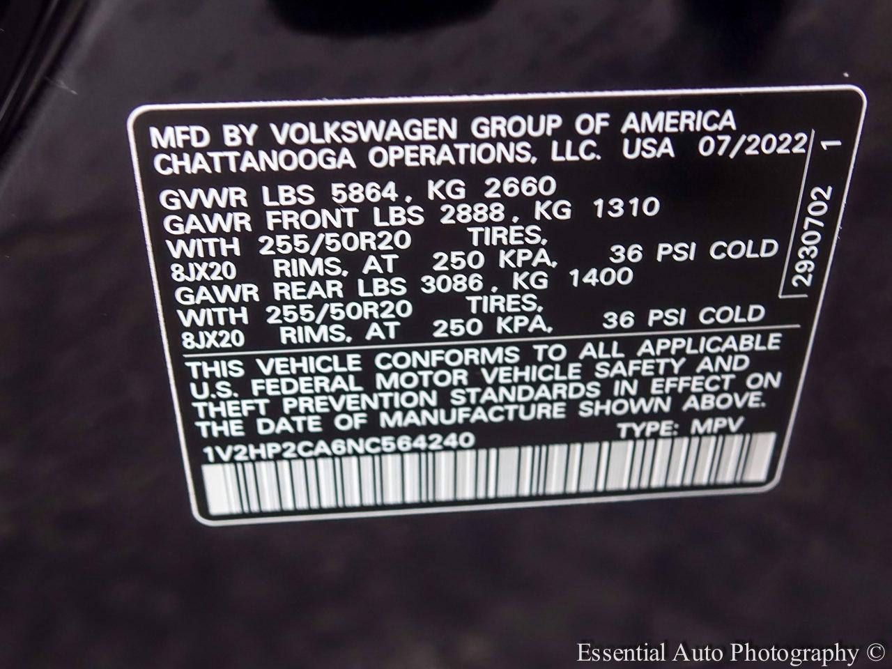 2022 Volkswagen Atlas Vehicle Photo in Plainfield, IL 60586