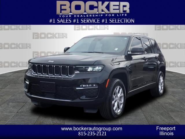 Used 2022 Jeep Grand Cherokee Limited with VIN 1C4RJHBG1N8617140 for sale in Freeport, IL