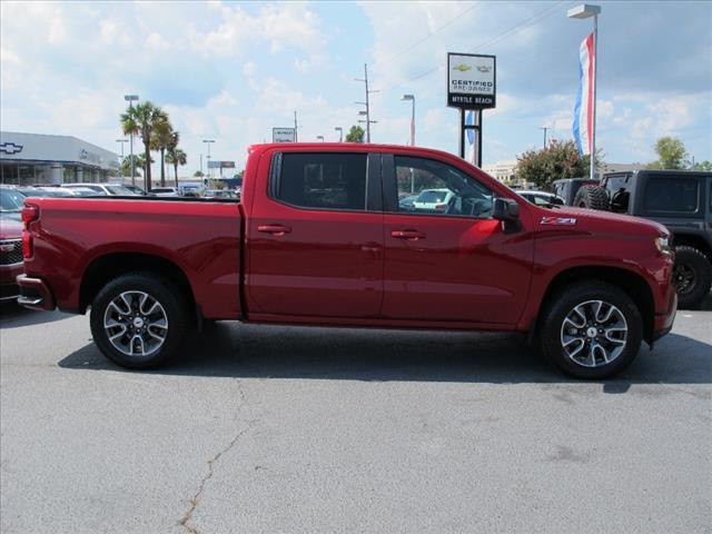 Used 2021 Chevrolet Silverado 1500 RST with VIN 3GCUYEED0MG411743 for sale in Myrtle Beach, SC