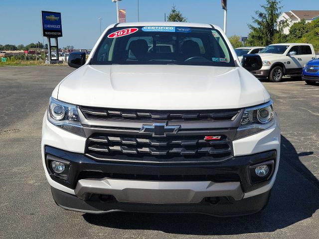 Certified 2021 Chevrolet Colorado Z71 with VIN 1GCGTDEN5M1253414 for sale in Washington, PA