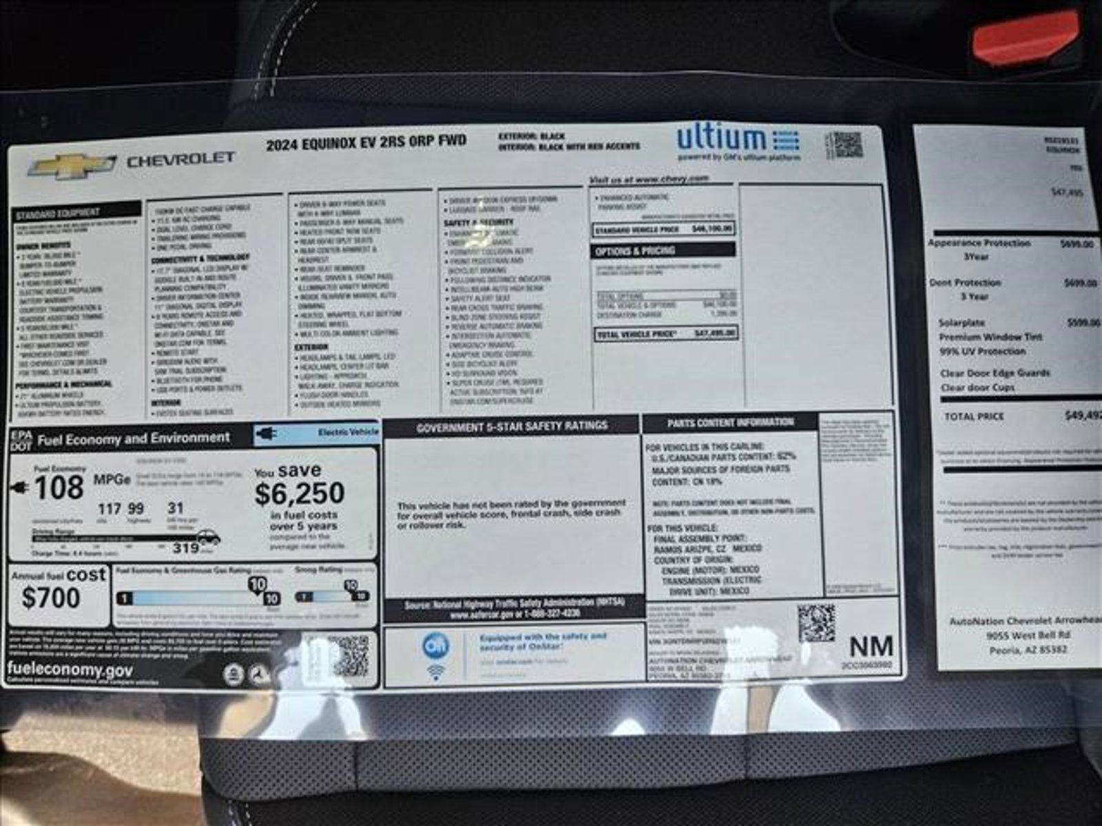 2024 Chevrolet Equinox EV Vehicle Photo in PEORIA, AZ 85382-3715