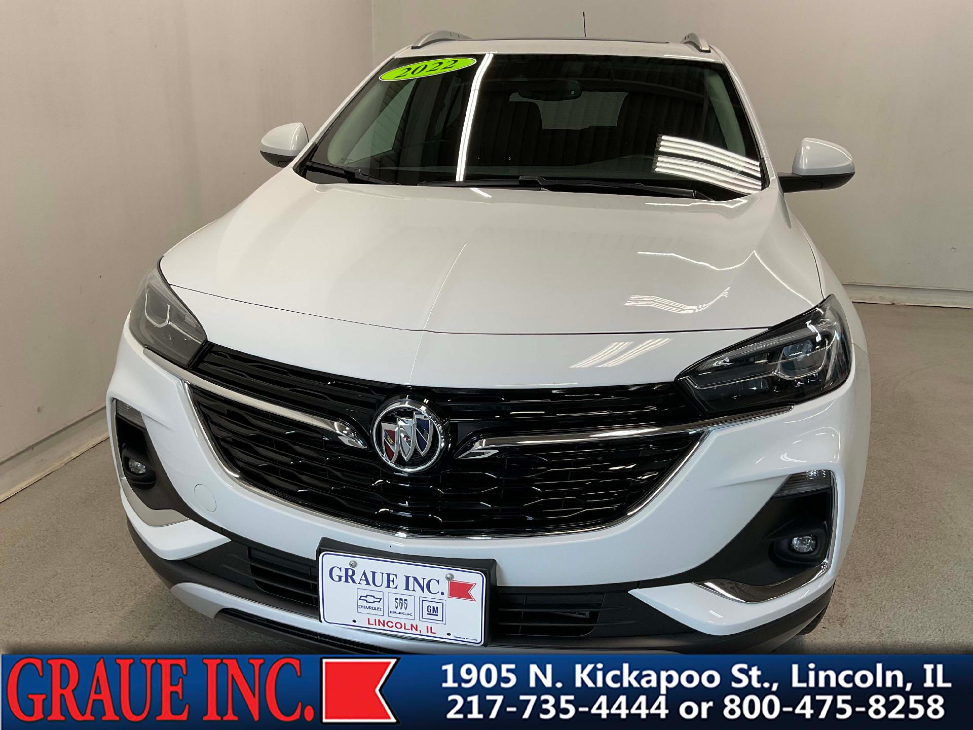 Used 2022 Buick Encore GX Essence with VIN KL4MMGSLXNB125664 for sale in Lincoln, IL