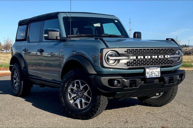 Used 2023 Ford Bronco 4-Door Badlands with VIN 1FMEE5DH6PLB11435 for sale in Chico, CA