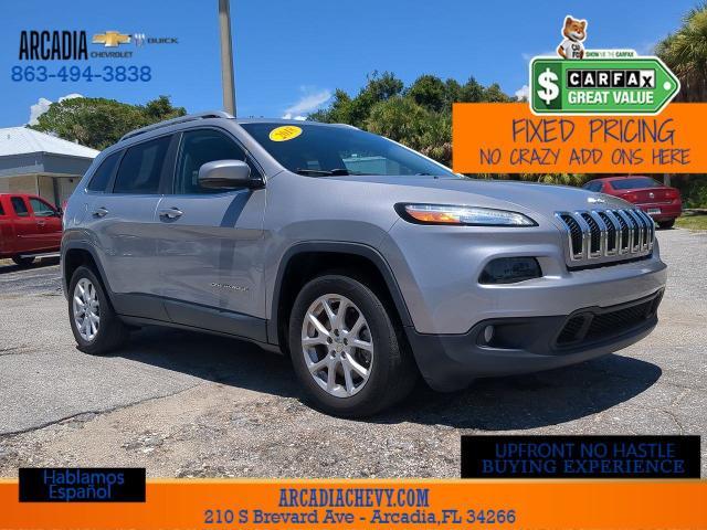 Used 2018 Jeep Cherokee Latitude Plus with VIN 1C4PJLLB7JD511323 for sale in Quincy, FL