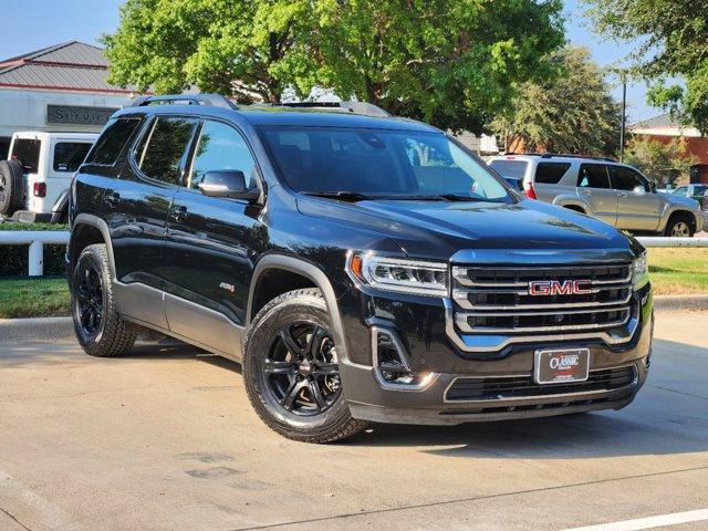 Used 2021 GMC Acadia AT4 with VIN 1GKKNLLS5MZ194801 for sale in Grapevine, TX