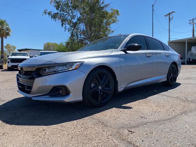 Used 2021 Honda Accord Sport SE with VIN 1HGCV1F44MA060931 for sale in Coolidge, AZ