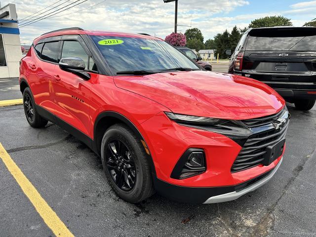 Used 2021 Chevrolet Blazer 2LT with VIN 3GNKBHRS0MS541108 for sale in Gallipolis, OH