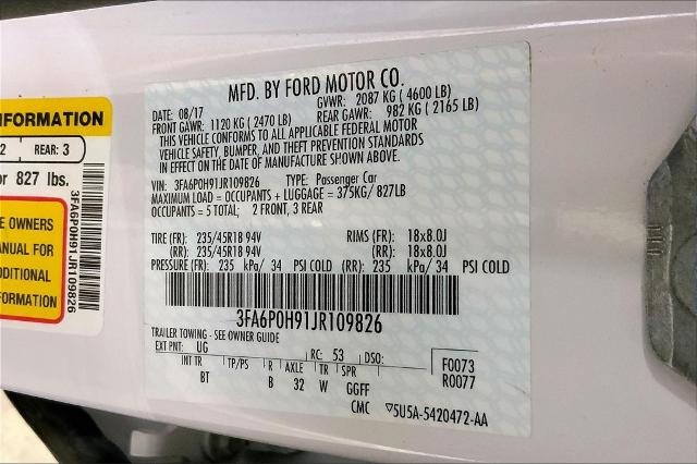 2018 Ford Fusion Vehicle Photo in Lees Summit, MO 64086