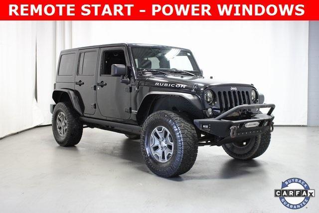 Used 2018 Jeep Wrangler JK Unlimited Rubicon with VIN 1C4HJWFG3JL915707 for sale in Orrville, OH