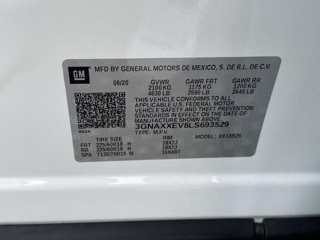 2020 Chevrolet Equinox Vehicle Photo in TURLOCK, CA 95380-4918